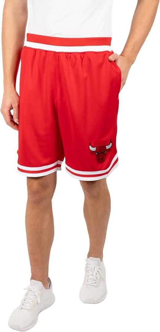 Ultra Game NBA Chicago Bulls Official Men's Supreme Active Basketball Training Shorts|Chicago Bulls - UltraGameShop