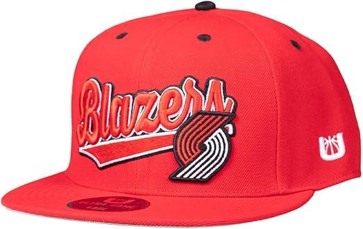 Ultra Game Adults Portland Trail Blazers Snap Back 3D Embroidered Team Logo Baseball Cap Hat |Portland Trail Blazers - UltraGameShop