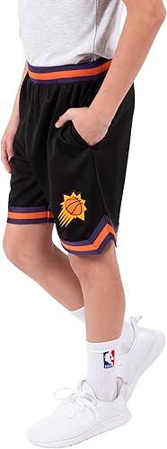 Ultra Game NBA Phoenix Suns Boys Active Knit Slam Basketball Training Shorts|Phoenix Suns - UltraGameShop