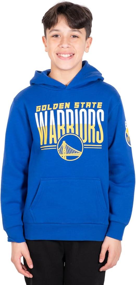 Ultra Game NBA Golden State Warriors Boys MVP Super Soft Pullover Hoodie Sweatshirt|Golden State Warriors - UltraGameShop