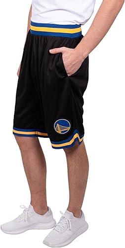 Ultra Game NBA Golden State Warriors Men's Active Knit Basketball Training Shorts|Golden State Warriors - UltraGameShop