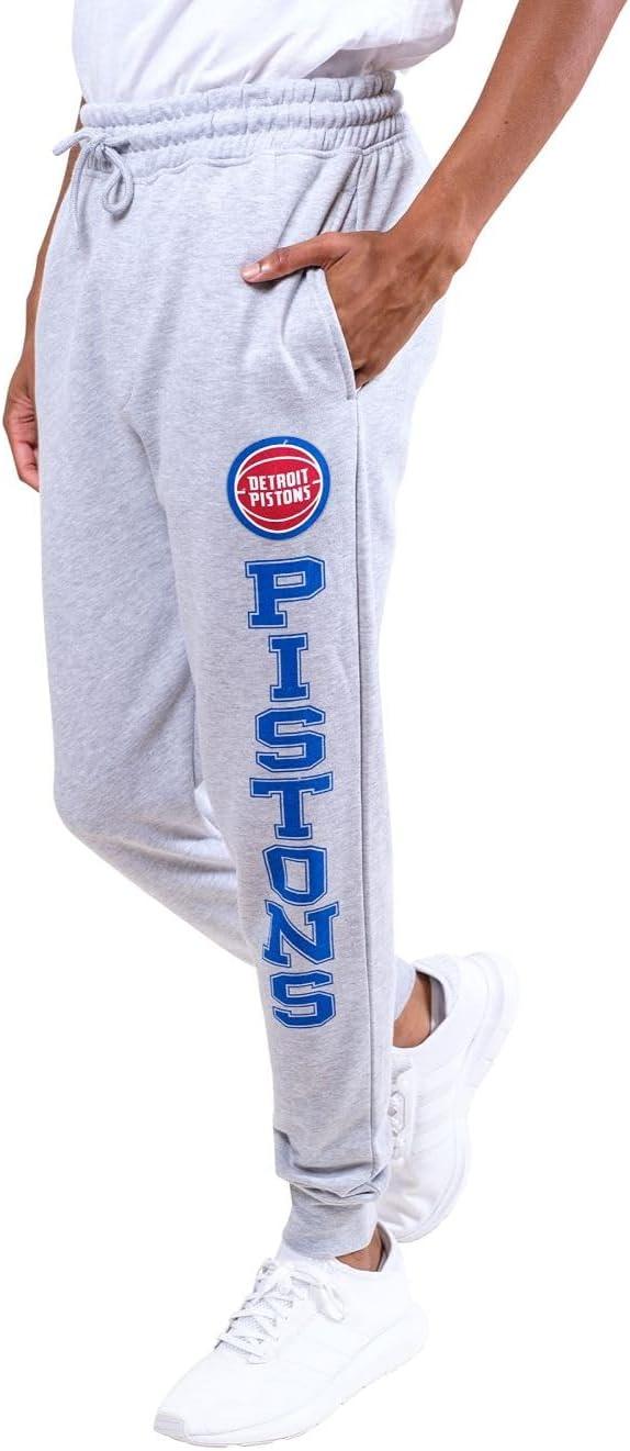 Ultra Game NBA Detroit Pistons Men's Super Soft Game Day Jogger Sweatpants|Detroit Pistons - UltraGameShop