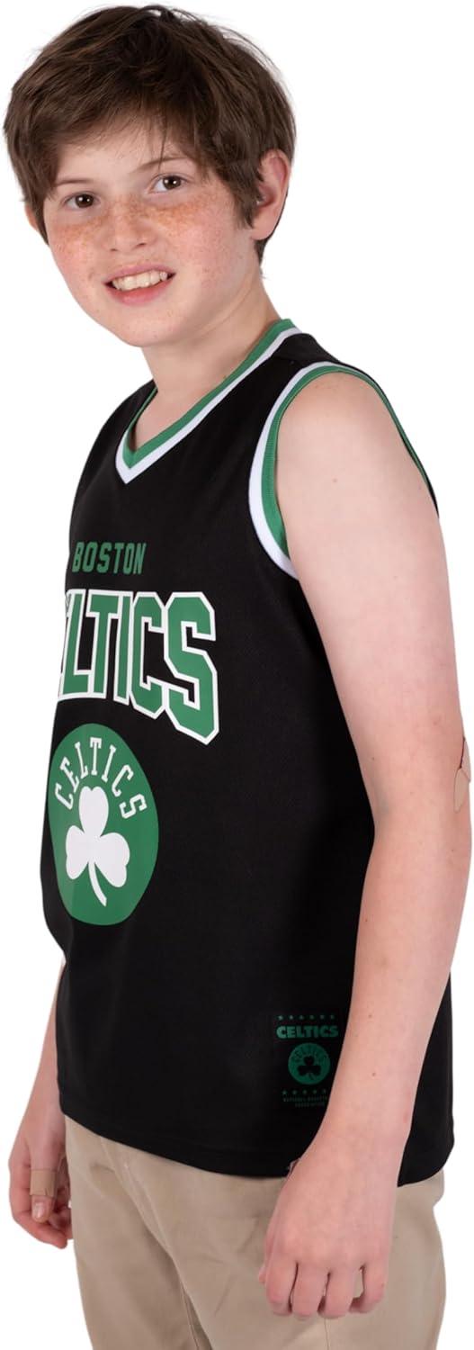 Ultra Game NBA Boston Celtics Boys Sleeveless Mesh Tank Top Muscle T-Shirt|Boston Celtics - UltraGameShop