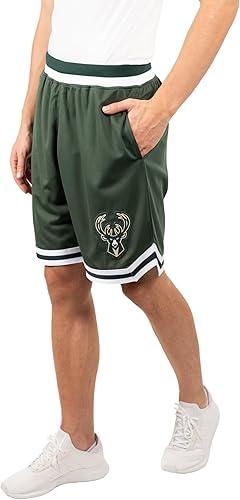 Ultra Game NBA Milwaukee Bucks Official Men's Supreme Active Basketball Training Shorts|Milwaukee Bucks - UltraGameShop