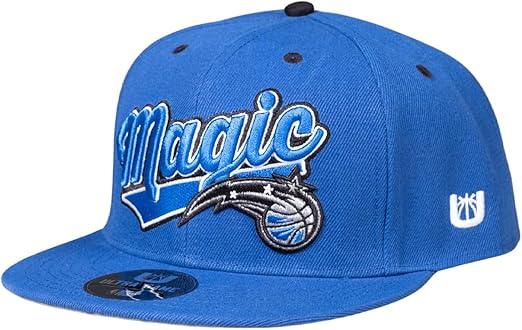 Ultra Game Adults Orlando Magic Snap Back 3D Embroidered Team Logo Baseball Cap Hat |Orlando Magic - UltraGameShop