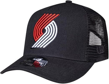 Ultra Game NBA Adults Portland Trail Blazers Snap Back All Around The World Trucker Baseball Cap Hat| Portland Trail Blazers - UltraGameShop