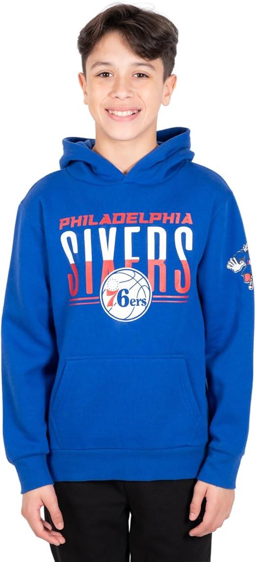 Ultra Game NBA Philadelphia 76ers Boys MVP Super Soft Pullover Hoodie Sweatshirt|Philadelphia 76ers - UltraGameShop