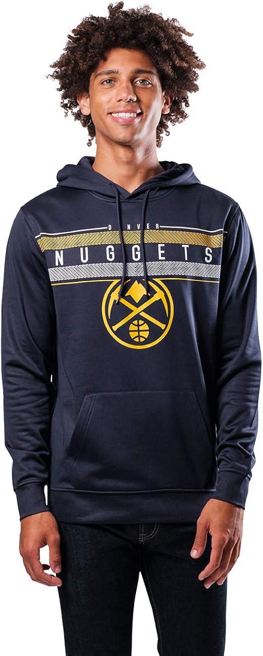 Ultra Game NBA Denver Nuggets Men's Fleece Hoodie Pullover Sweatshirt Poly Midtown | Denver Nuggets - UltraGameShop