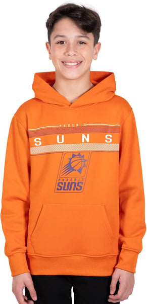 Ultra Game NBA Phoenix Suns Boys Super Soft Poly Midtwon Pullover Hoodie Sweatshirt|Phoenix Suns - UltraGameShop