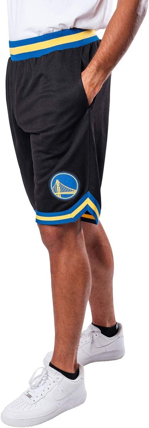 Ultra Game NBA Golden State Warriors Men's Active Knit Basketball Training Shorts|Golden State Warriors - UltraGameShop