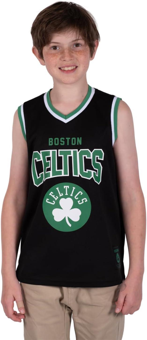 Ultra Game NBA Boston Celtics Boys Sleeveless Mesh Tank Top Muscle T-Shirt|Boston Celtics - UltraGameShop