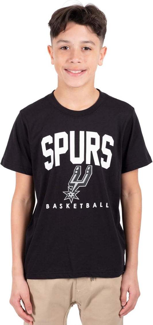 Ultra Game NBA San Antonio Spurs Boys Super Soft Game Time T-Shirt|San Antonio Spurs - UltraGameShop