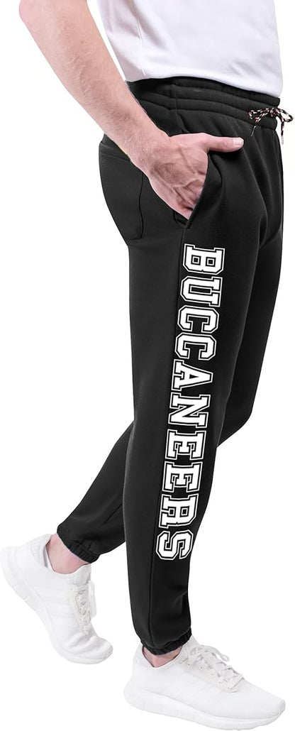 Ultra Game NFL Official Adults Super Soft Game Day Jogger Sweatpants - Unisex, Tampa Bay Buccaneers, Team Color|Tampa Bay Buccaneers