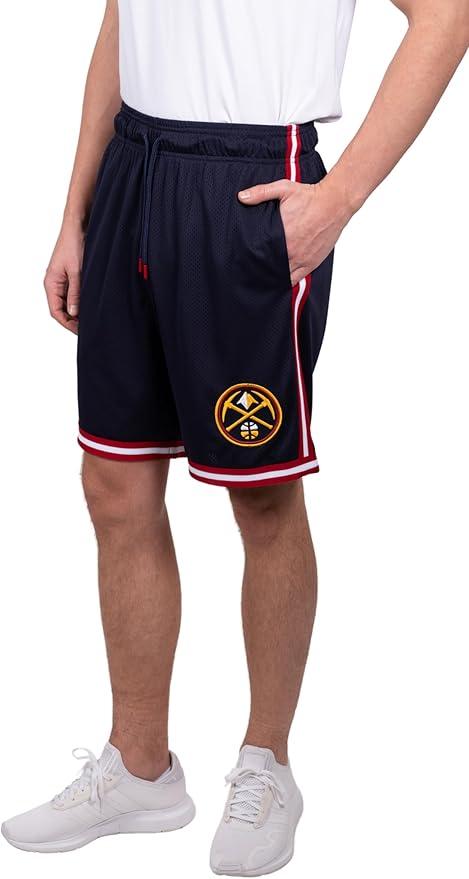 Ultra Game NBA Denver Nuggets Official Men's Slam Active Basketball Training Shorts|Denver Nuggets - UltraGameShop