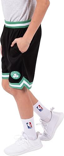 Ultra Game NBA Boston Celtics Boys Active Knit Slam Basketball Training Shorts|Boston Celtics - UltraGameShop