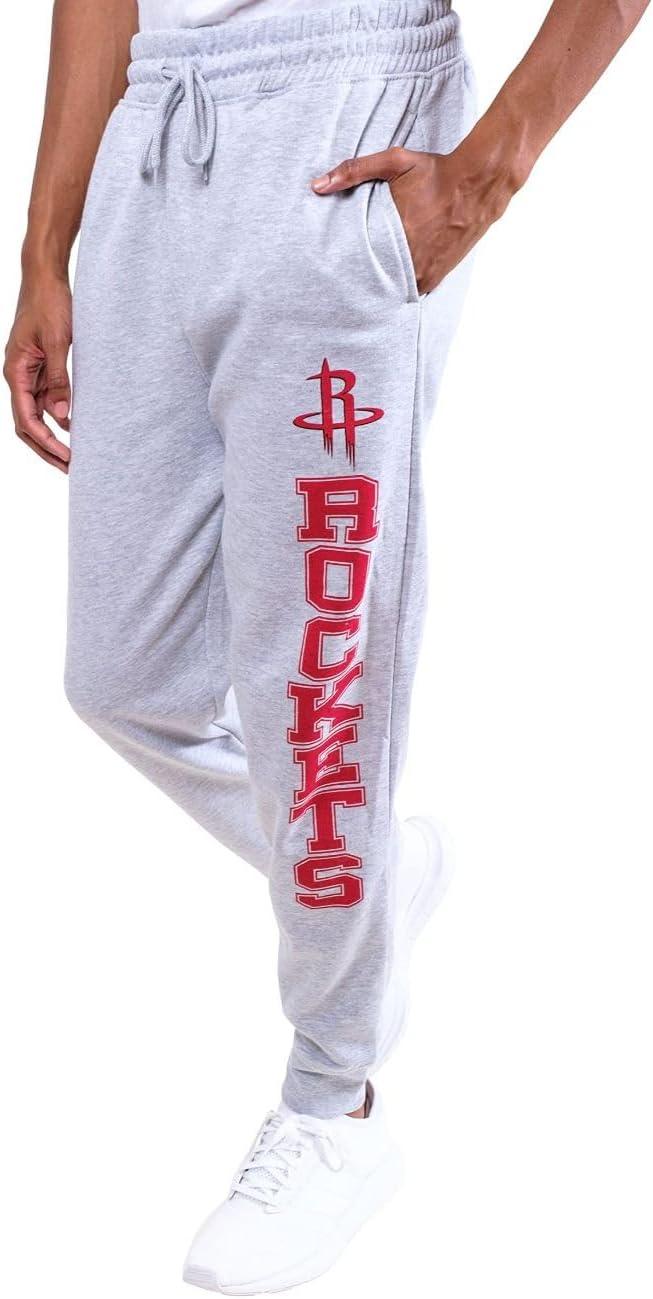 Ultra Game NBA Houston Rockets Men's Super Soft Game Day Jogger Sweatpants|Houston Rockets - UltraGameShop