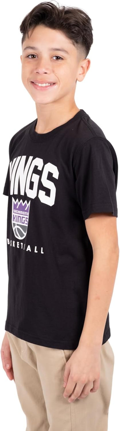 Ultra Game NBA Sacramento Kings Boys Super Soft Game Time T-Shirt|Sacramento Kings - UltraGameShop