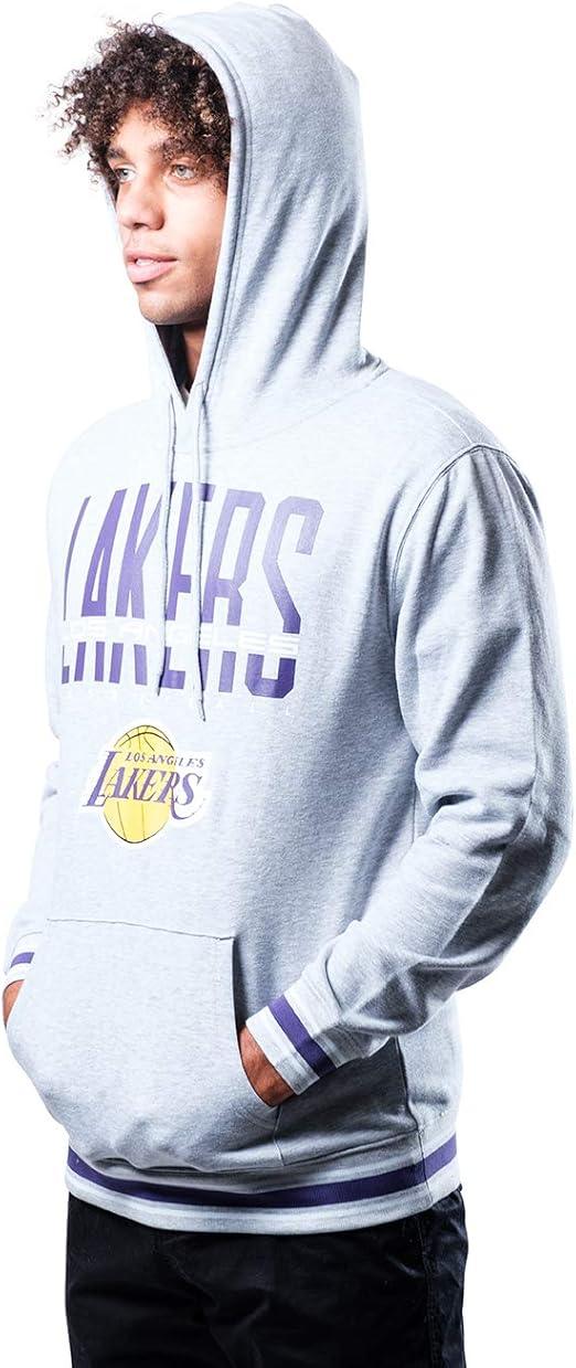 Ultra Game Men's NBA Los Angeles Lakers Focused Pullover Fleece Hoodie Sweatshirt|Los Angeles Lakers - UltraGameShop