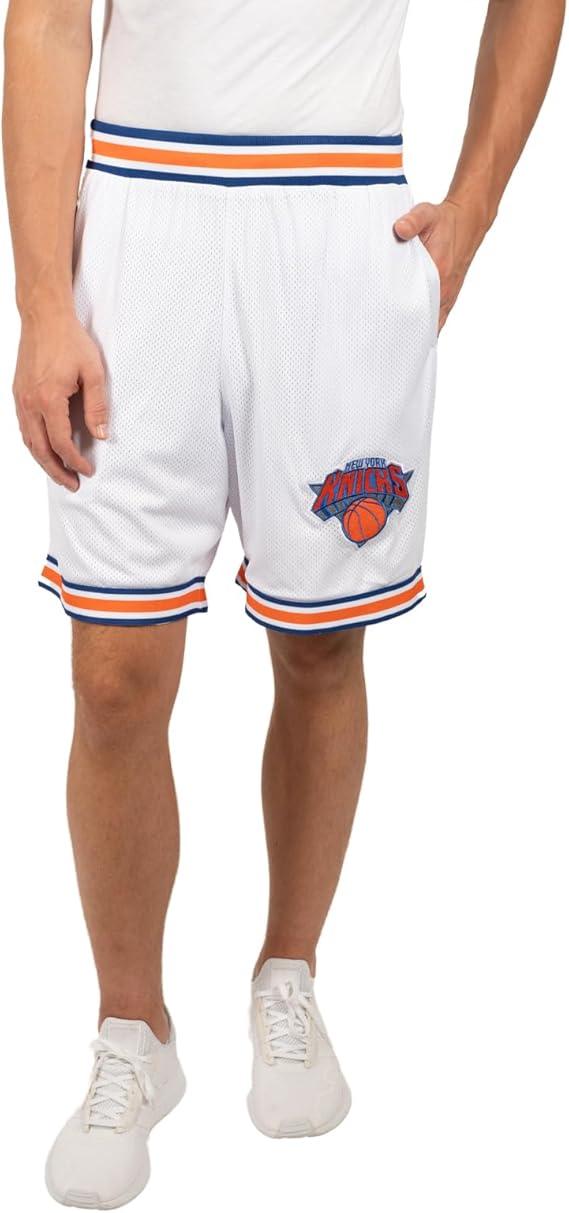 Ultra Game NBA New York Knicks Official Men's Showtime Active Basketball Training Shorts|New York Knicks - UltraGameShop