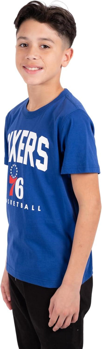 Ultra Game NBA Philadelphia 76ers Boys Super Soft Game Time T-Shirt|Philadelphia 76ers - UltraGameShop