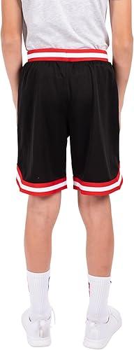 Ultra Game NBA Detroit Pistons Boys Active Knit Slam Basketball Training Shorts|Detroit Pistons - UltraGameShop