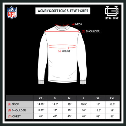 Ultra Game NFL Official Womens Super Soft Oversized Cozy Shirt, Cleveland Browns, Team 2|Cleveland Browns