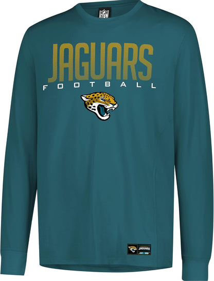 Ultra Game Men's NFL Official Super Soft Game Day Long Sleeve T-Shirt, Jacksonville Jaguars|Jacksonville Jaguars