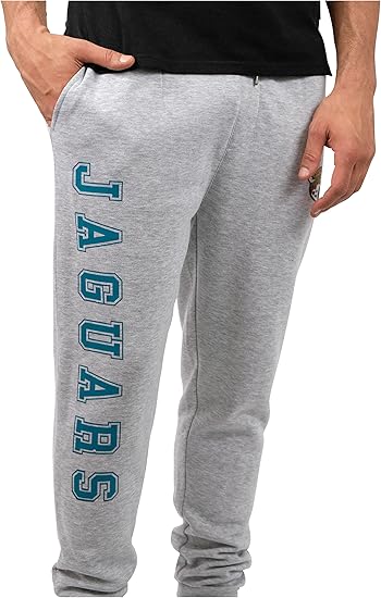 Ultra Game NFL Official Adults Super Soft Game Day Jogger Sweatpants - Unisex, Jacksonville Jaguars|Jacksonville Jaguars