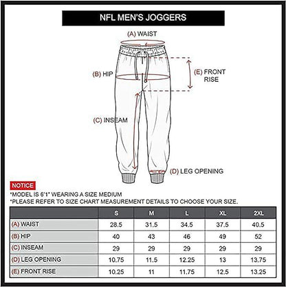 Ultra Game NFL Official Adults Super Soft Game Day Jogger Sweatpants - Unisex, Washington Commanders, Team Color|Washington Commanders