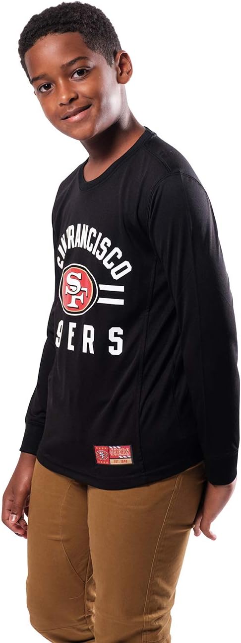 NFL Official Youth Super Soft Supreme Long Sleeve T-Shirt|San Francisco 49ers