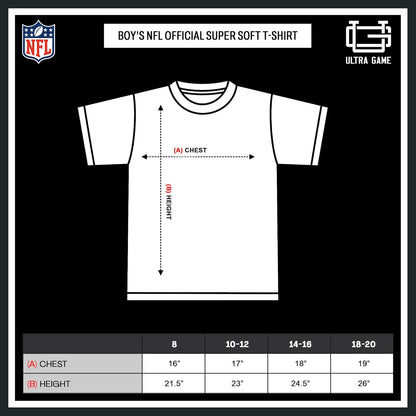 Ultra Game NFL Official Youth Super Soft 2 Pack T-Shirt Set, Pittsburgh Steelers|Pittsburgh Steelers