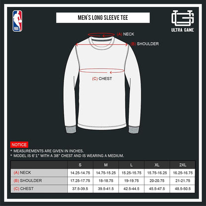 Ultra Game NBA Official Men's Active Long Sleeve Pullover T-Shirt, Los Angeles Lakers|Los Angeles Lakers