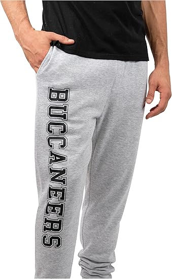 Ultra Game NFL Official Adults Super Soft Game Day Jogger Sweatpants - Unisex, Tampa Bay Buccaneers, Team Color|Tampa Bay Buccaneers