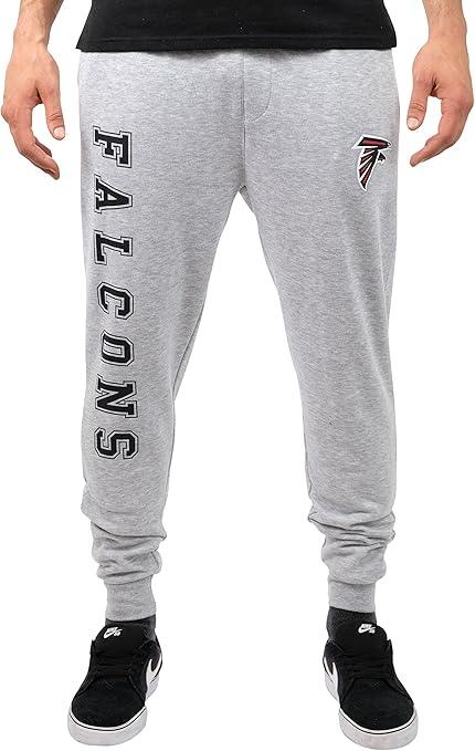 Ultra Game NFL Official Adults Super Soft Game Day Jogger Sweatpants - Unisex, Atlanta Falcons, Team Color|Atlanta Falcons