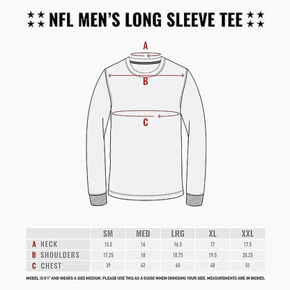 Ultra Game NFL Official Adults Super Soft Supreme Long Sleeve T-Shirt - Unisex, New Orleans Saints, White|New Orleans Saints