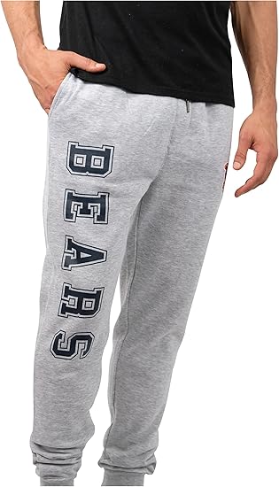 Ultra Game NFL Official Adults Super Soft Game Day Jogger Sweatpants - Unisex, Chicago Bears|Chicago Bears