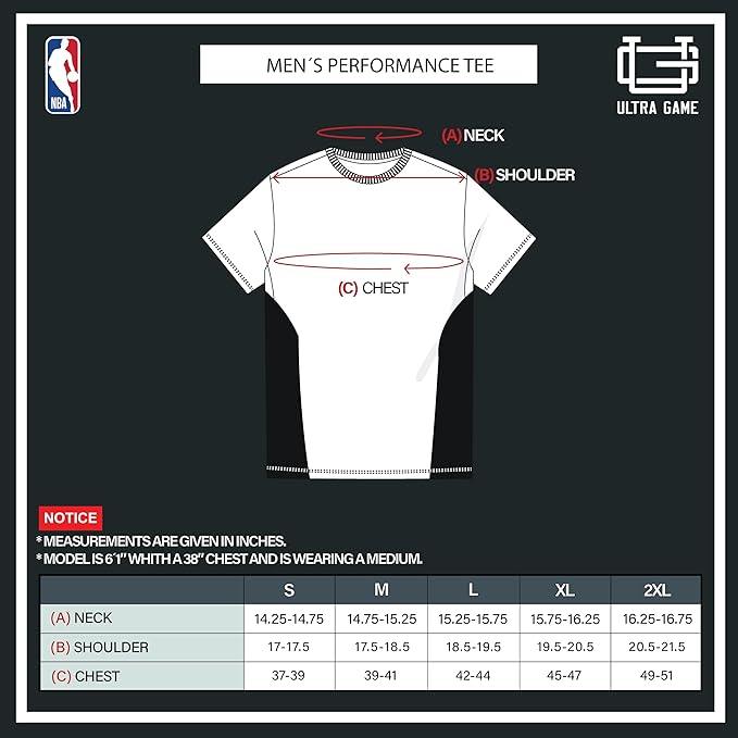 Ultra Game NBA Official Men’s Super Soft Supreme T-Shirt - Unisex, Toronto Raptors, Heather Charcoal|Toronto Raptors