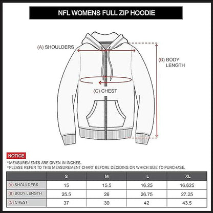 Ultra Game NFL Washington Commanders Womens Full Zip Soft Marl Knit Hoodie Sweatshirt Jacket|Washington Commanders - UltraGameShop