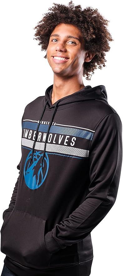 Ultra Game NBA Minnesota Timberwolves Men's Fleece Hoodie Pullover Sweatshirt Poly Midtown |Minnesota Timberwolves - UltraGameShop