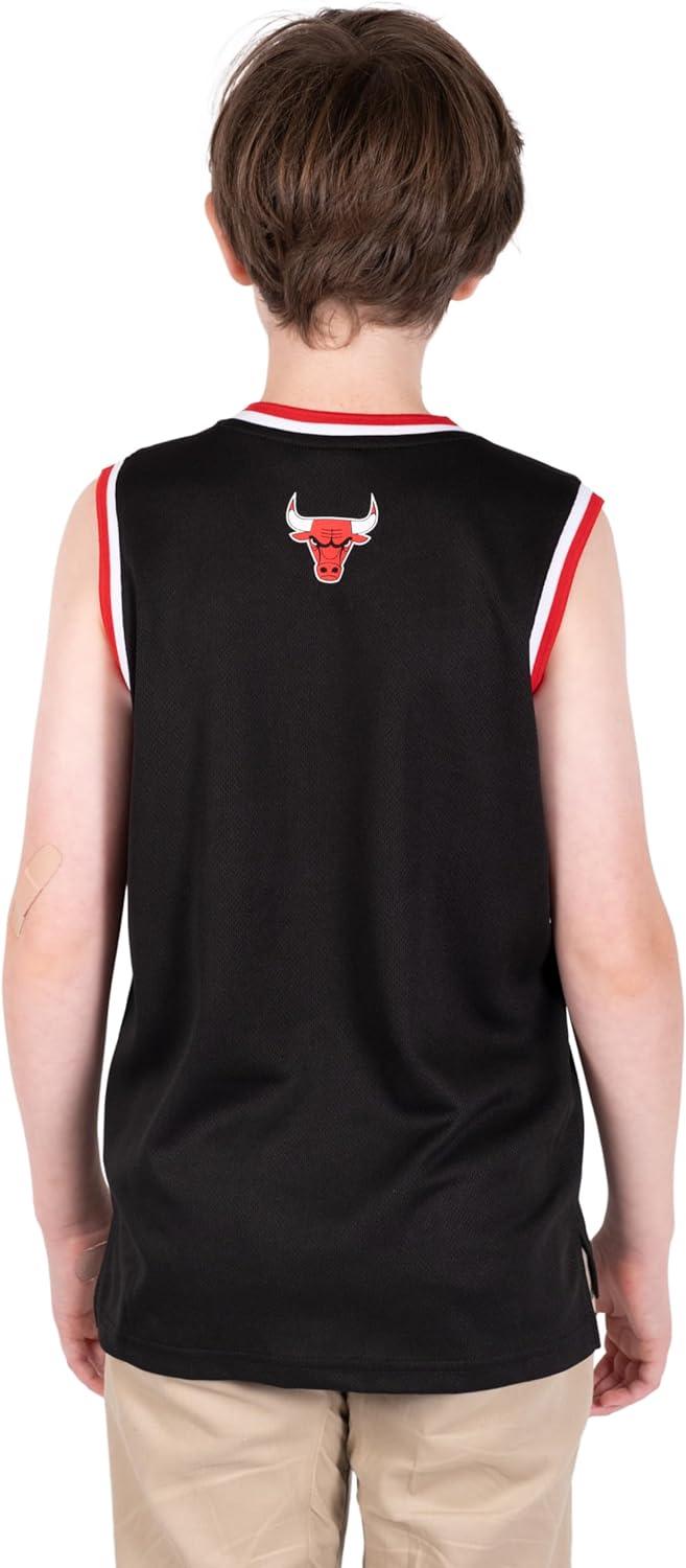 Ultra Game NBA Chicago Bulls Boys Sleeveless Mesh Tank Top Muscle T-Shirt|Chicago Bulls - UltraGameShop