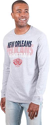 Ultra Game NBA New Orleans Pelicans Men's Super Soft Supreme Long Sleeve T-Shirt|New Orleans Pelicans - UltraGameShop