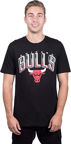 Ultra Game Men's NBA Chicago Bulls Arched Plexi Short Sleeve T-Shirt|Chicago Bulls - UltraGameShop