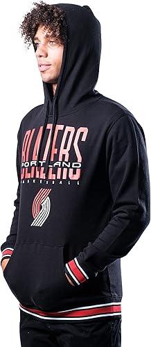 Ultra Game Men's NBA Portland Trail Blazers Focused Pullover Fleece Hoodie Sweatshirt|Portland Trail Blazers - UltraGameShop