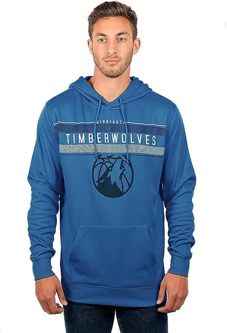 Ultra Game NBA Minnesota Timberwolves Men's Fleece Hoodie Pullover Sweatshirt Poly Midtown |Minnesota Timberwolves - UltraGameShop