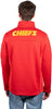 Ultra Game Men's Quarter-Zip Fleece Pullover Sweatshirt with Zipper Pockets Kansas City Chiefs