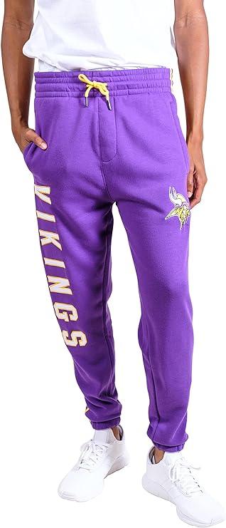 Ultra Game NFL Minnesota Vikings Men's Active Super Soft Game Day Jogger Sweatpants|Minnesota Vikings - UltraGameShop