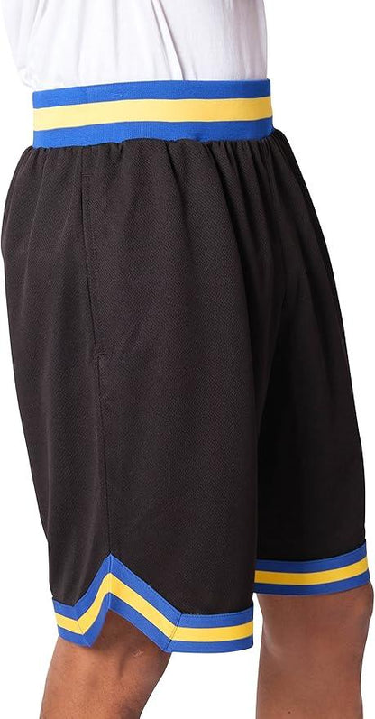 Ultra Game NBA Golden State Warriors Men's Active Knit Basketball Training Shorts|Golden State Warriors - UltraGameShop