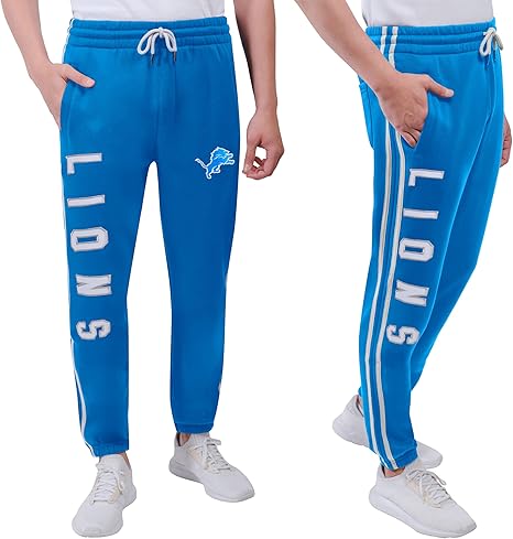 NFL Official Adults Super Soft Game Day Jogger Sweatpants - Unisex|Detroit Lions