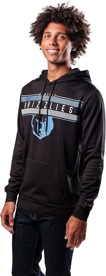 Ultra Game NBA Memphis Grizzlies Men's Fleece Hoodie Pullover Sweatshirt Poly Midtown |Memphis Grizzlies - UltraGameShop