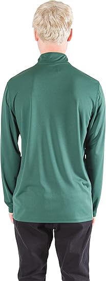 Ultra Game NBA Milwaukee Bucks Men's Quarter Zip Long Sleeve Pullover T-Shirt|Milwaukee Bucks - UltraGameShop